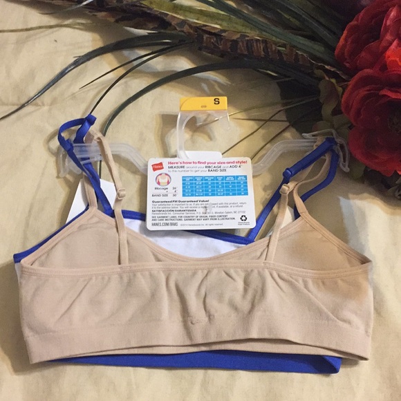 Girls seamless molded wire-free 2 pack bras - Picture 5 of 6